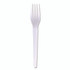 ECO-PRODUCTS,INC. EPS017W Plantware CPLA Cutlery, Individually Wrapped, Fork, Plastic, White, 1,000/Carton