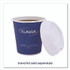 LAVAZZA FLAVIA® 25200018 Hot Beverage Paper Cup 10 oz, FLAVIA Design, Blue, 100/Sleeve, 10 Sleeves/Carton