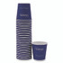 LAVAZZA FLAVIA® 25200018 Hot Beverage Paper Cup 10 oz, FLAVIA Design, Blue, 100/Sleeve, 10 Sleeves/Carton