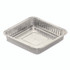 HFA INC 30830200 Square Cake Pan, 30 Gauge, 48 oz, 8 x 8 x 1.53, Silver, Aluminum, 200/Carton