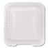 KARAT BY LOLLICUP FPHC99PP1C Polypropylene Plastic Hinged Container, 9.35 x 9.22 x 3.17, Clear, Plastic, 50/Pack, 4 Packs/Carton