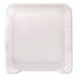 KARAT BY LOLLICUP FPHC66PP1C Polypropylene Plastic Hinged Container, 6 x 6 x 3.3, Clear, Plastic, 50/Pack, 6 Packs/Carton