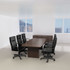 BUSH INDUSTRIES Business Furniture 99TB9642MRK Conference Tables, Boat, 42w x 95.19d x 28.65h, Mocha Cherry