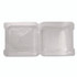 KARAT BY LOLLICUP FPHC99PET1C PET Plastic Hinged Container, 9 x 9 x 3.6, Clear, Plastic, 100/Pack, 2 Packs/Carton