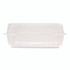 KARAT BY LOLLICUP FPHC99PET1C PET Plastic Hinged Container, 9 x 9 x 3.6, Clear, Plastic, 100/Pack, 2 Packs/Carton