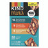 KIND LLC 22000799 Minis, Dark Chocolate Nuts Sea Salt/Caramel Almond Nuts Sea Salt, 0.7 oz Bar, 32 Bars/Carton