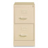 ALERA HVF1529PY Two-Drawer Economy Vertical File, 2 Letter-Size File Drawers, Putty, 15" x 25" x 28.38"