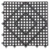 CFS BRANDS San Jamar® VM5280BK Versa-Mat Bar-Shelf Liner, Plastic, 12w x 12d x 0.25h, Black, 24/Carton
