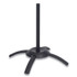 ALBA PMCLEON CLEO Coat Stand, Stand Alone Rack, Ten Knobs, Steel/Plastic, 19.75w x 19.75d x 68.9h, Black