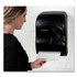 CFS BRANDS San Jamar® T1390TBK Oceans Tear-N-Dry Electronic Touchless Roll Towel Dispenser, 11.75 x 9 x 15.5, Black Pearl