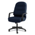 HON COMPANY 2091CU98T Pillow-Soft 2090 Series Executive High-Back Swivel/Tilt Chair, Supports Up to 300 lb, Navy Seat/Back, Black Base