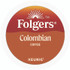 KEURIG DR PEPPER Folgers® 6659 100% Colombian Coffee K-Cups, 24/Box