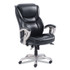 LF PRODUCTS PTE LTD SertaPedic® 49710BLK Emerson Executive Task Chair, Supports Up to 300 lb, 19" to 22" Seat Height, Black Seat/Back, Silver Base