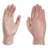 AMMEX CORPORATION Professional VPF66100 Vinyl Exam Gloves, Powder-Free, Large, Clear, 100/Box