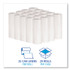 BOARDWALK 2432EXH Low-Density Waste Can Liners, 16 gal, 0.4 mil, 24" x 32", White, 25 Bags/Roll, 20 Rolls/Carton
