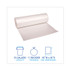 BOARDWALK 404614 High-Density Can Liners, 45 gal, 11 mic, 40" x 46", Natural, Perforated Roll, 25 Bags/Roll, 10 Rolls/Carton