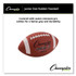 CHAMPION SPORT Sports RFB3 Rubber Sports Ball, Football, Junior Size, Brown