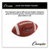 CHAMPION SPORT Sports RFB3 Rubber Sports Ball, Football, Junior Size, Brown