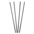 AMERCAREROYAL S1525BK7 Sip Straws, 7.5", Plastic, Black, 10,000/Carton