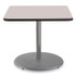NATIONAL PUBLIC SEATING NPS® CG33636RD1GY Cafe Table, 36w x 36d x 30h, Square Top/Round Base, Gray Nebula Top, Gray Base