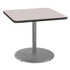 NATIONAL PUBLIC SEATING NPS® CG33636RD1GY Cafe Table, 36w x 36d x 30h, Square Top/Round Base, Gray Nebula Top, Gray Base