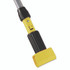 RUBBERMAID COMMERCIAL PROD. H226 Gripper Aluminum Mop Handle, 1.13" dia x 60", Gray/Yellow