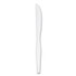 GEORGIA PACIFIC Dixie® KH217 Plastic Cutlery, Heavyweight Knife, 7.5", White, 1,000/Carton