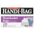 WEBSTER INDUSTRIES Handi-Bag® HAB6FW130 Super Value Pack, 8 gal, 0.6 mil, 22" x 24", White, 130/Box