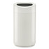 SAFCO PRODUCTS 9921WH Open Top Oval Waste Receptacle, 14 gal, Steel, White