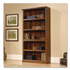 SAUDER WOODWORKING COMPANY 410367 Select Collection Bookcase, Five-Shelf, 35.27w x 13.22d x 69.76h, Oiled Brown