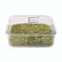 RUBBERMAID COMMERCIAL PROD. 6302 CLE SpaceSaver Square Containers, 2 qt, 8.8 x 8.75 x 2.7, Clear, Plastic