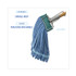 BOARDWALK MWTM-BCT Microfiber Looped-End Wet Mop Heads, Medium, Blue, 12/Carton, 12/Carton