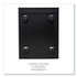 ALERA PBBFBL File Pedestal with Full-Length Pull, Left or Right, 2-Drawers: Box/File, Legal/Letter, Black, 14.96" x 19.29" x 21.65"