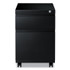 ALERA PBBFBL File Pedestal with Full-Length Pull, Left or Right, 2-Drawers: Box/File, Legal/Letter, Black, 14.96" x 19.29" x 21.65"