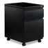 ALERA PBBFBL File Pedestal with Full-Length Pull, Left or Right, 2-Drawers: Box/File, Legal/Letter, Black, 14.96" x 19.29" x 21.65"