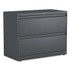 ALERA HLF3629CC Lateral File, 2 Legal/Letter/A4/A5-Size File Drawers, Charcoal, 36" x 18.63" x 28"