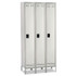 SAFCO PRODUCTS 5525GR Single-Tier, Three-Column Locker, 36w x 18d x 78h, Two-Tone Gray