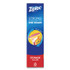 SC JOHNSON Ziploc® 383233 Double Zipper Storage Bags, Triple System Seal, Gallon, 10.56" x 10.75", Clear, 38 Bags/Box, 9 Boxes/Carton
