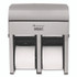 GEORGIA PACIFIC Professional 56748 Compact Quad Vertical Four-Roll Coreless Dispenser, 11.75 x 6.9 x 13.25, Stainless Steel