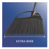 FREUDENBERG HOUSEHOLD PRODUCTS O-Cedar® 168215EA Outdoor PowerCorner Angle Broom, 48" Handle, Black/Gray
