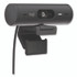 LOGITECH, INC. 960001522 Brio 505 Plug and Play Webcam, 1920 pixels x 1080 pixels, 4 Mpixels, Graphite
