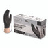 AMMEX CORPORATION Professional ABNPF42100BX Nitrile Exam Gloves, Powder-Free, Small, Black, 100/Box