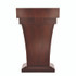 ADIROFFICE I661012CH Wood Stand-Up Podium Lectern Speaker Stand with Drawer and Storage Area, 27.55 x 14 x 43.3, Cherry