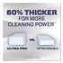 PROCTER & GAMBLE Mr. Clean® Professional 17406 Magic Eraser Ultra Pro Multi-Purpose Cleaner, 4.72 x 1.38, 2.56" Thick, White, 26/Carton