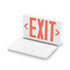 TATCO 07230 LED Exit Sign, Polycarbonate, 12.25 x 2.5 x 8.75, White