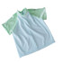 MEDLINE INDUSTRIES, INC. MDT011448 Medline Infant IV Gowns, 0 - 12 Months, Metal Snaps, Blue/Green, Pack Of 12