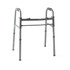 MEDLINE INDUSTRIES, INC. MDS86410J4B Medline Junior Adjustable Aluminum/Steel 2-Button Folding Walker, 25in - 32inH