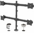 STARTECH.COM ARMQUAD  Desk Mount Quad Monitor Arm - 4 VESA Displays up to 27in - Ergonomic Height Adjustable Articulating Pole Mount - Clamp/Grommet