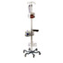 MEDLINE INDUSTRIES, INC. MDS80600GRY Medline 6-Leg Heavy-Duty IV Stands, 73in - 99 1/2in x 24in, Gray/Stainless Steel, Pack Of 2