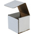 B O X MANAGEMENT, INC. M888 Partners Brand Corrugated Mailers 8in x 8in x 8in, White, Bundle of 50